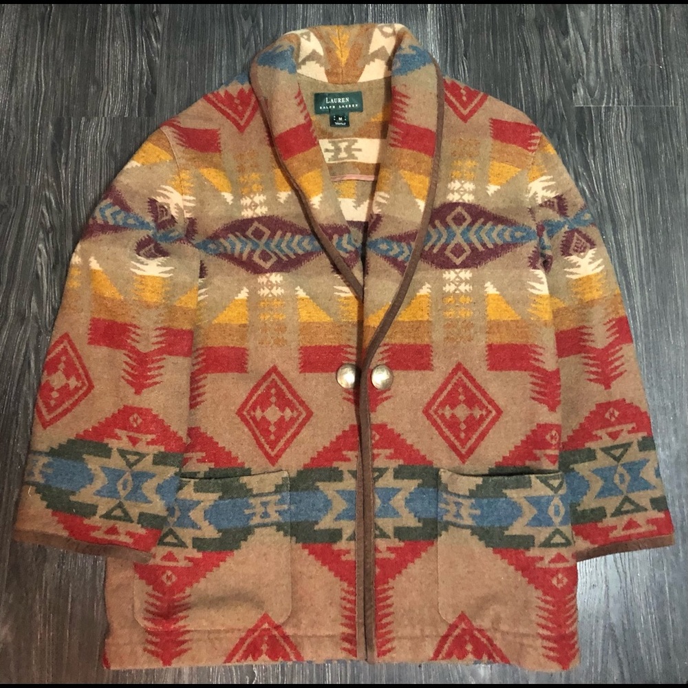 Vintage Lauren by Ralph Lauren Southwest Wool Jacket